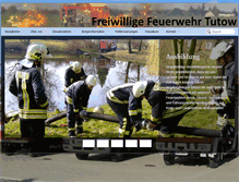 Tablet Screenshot of feuerwehr-tutow.de